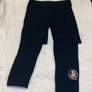 Black fleece fsu leggings